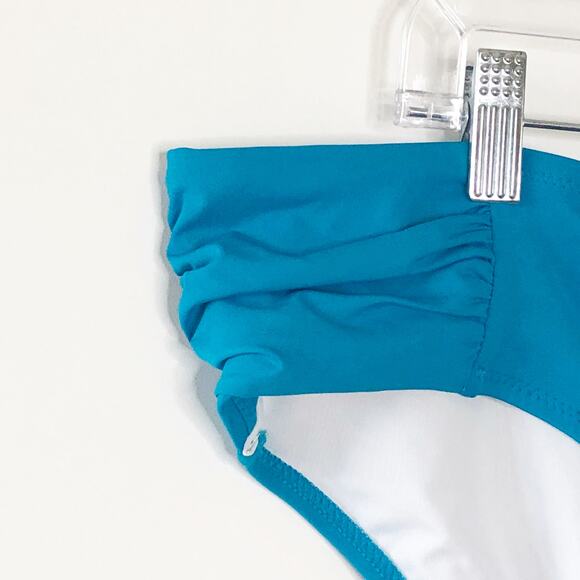 Lands End Size 18 Aqua Blue Swim Bottom Bikini  NEW - Picture 3 of 5